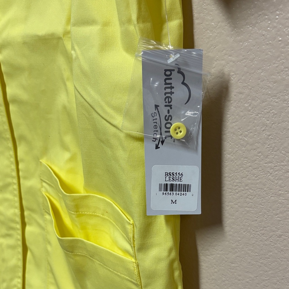 Butter Bright Yellow Women's Nurse Scrub Set - Picture 3 of 9